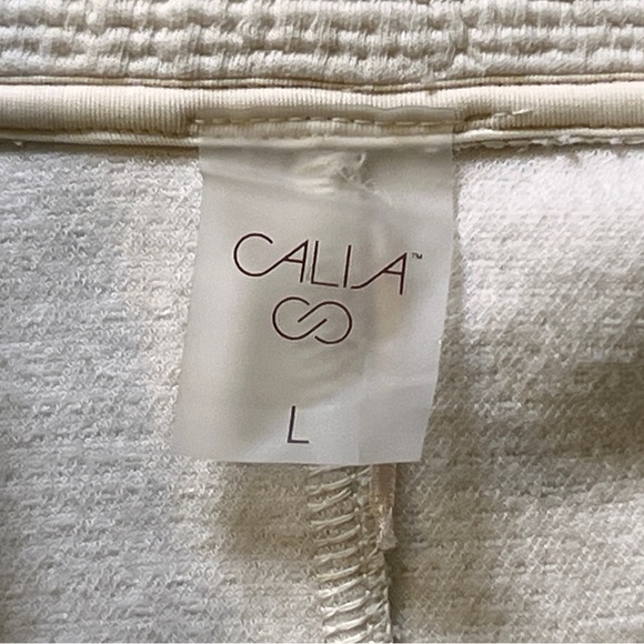 CALIA by Carrie Underwood 1/4 Zip Pullover - Size L - Cream Textured - Picture 7 of 9